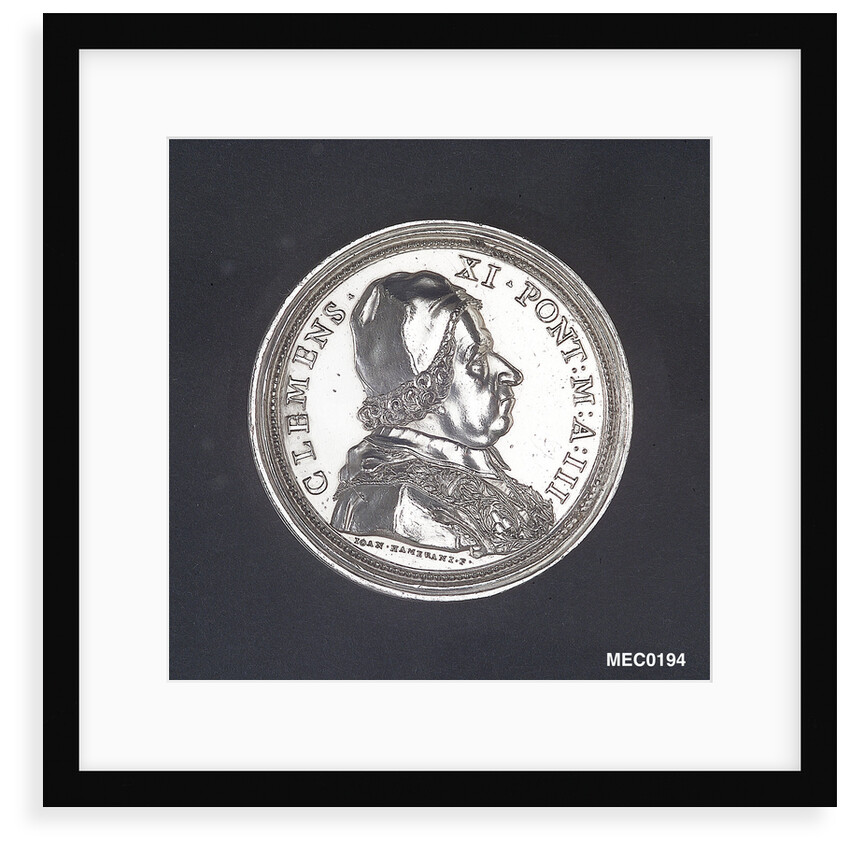 Medal commemorating the Aqueduct of Civitavecchia, 1703 by G. Hamerani