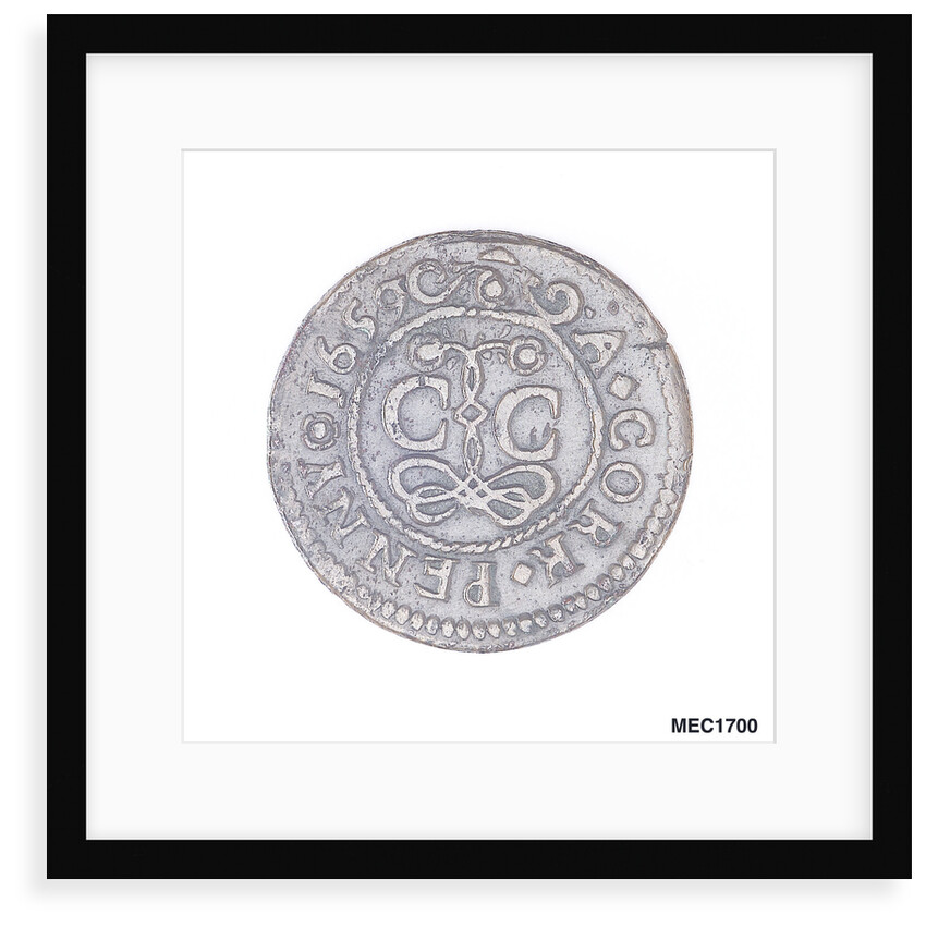 Cork penny token by unknown