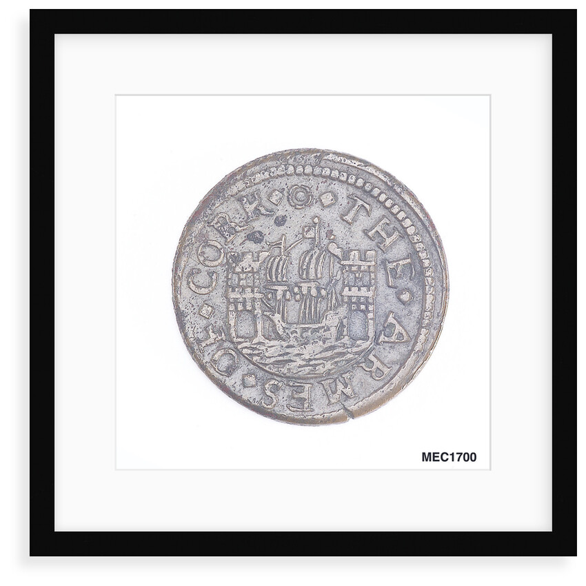 Cork penny token by unknown