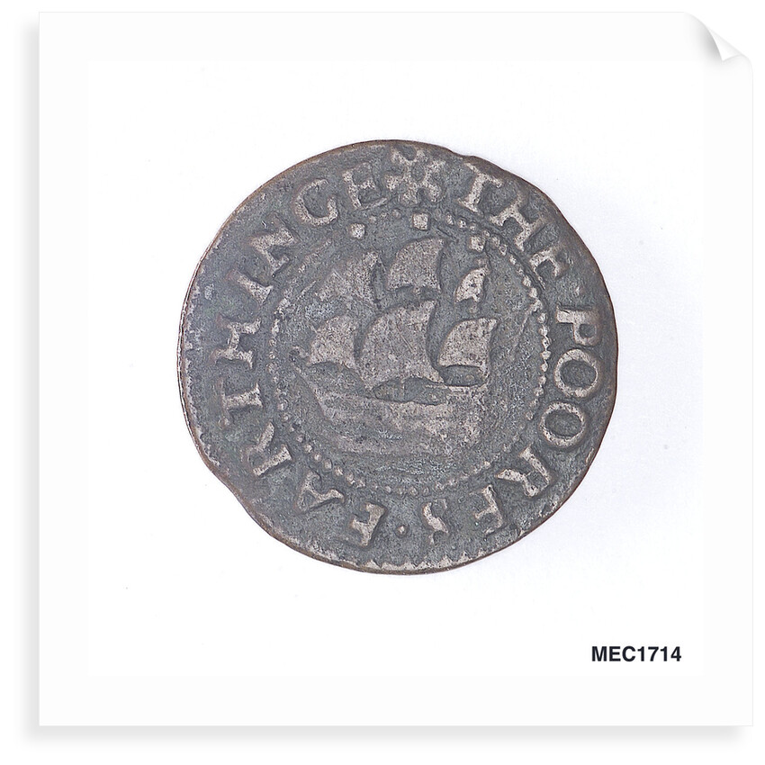 Minehead farthing token by unknown