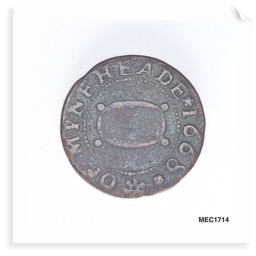 Minehead farthing token by unknown