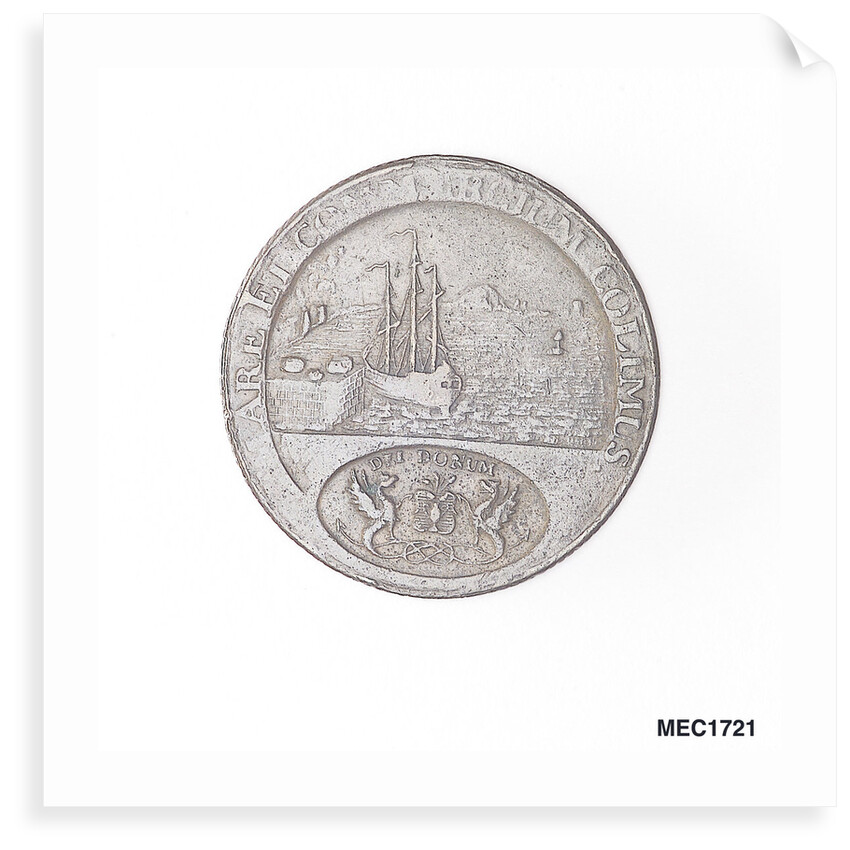 Dundee halfpenny token by I.W.I.