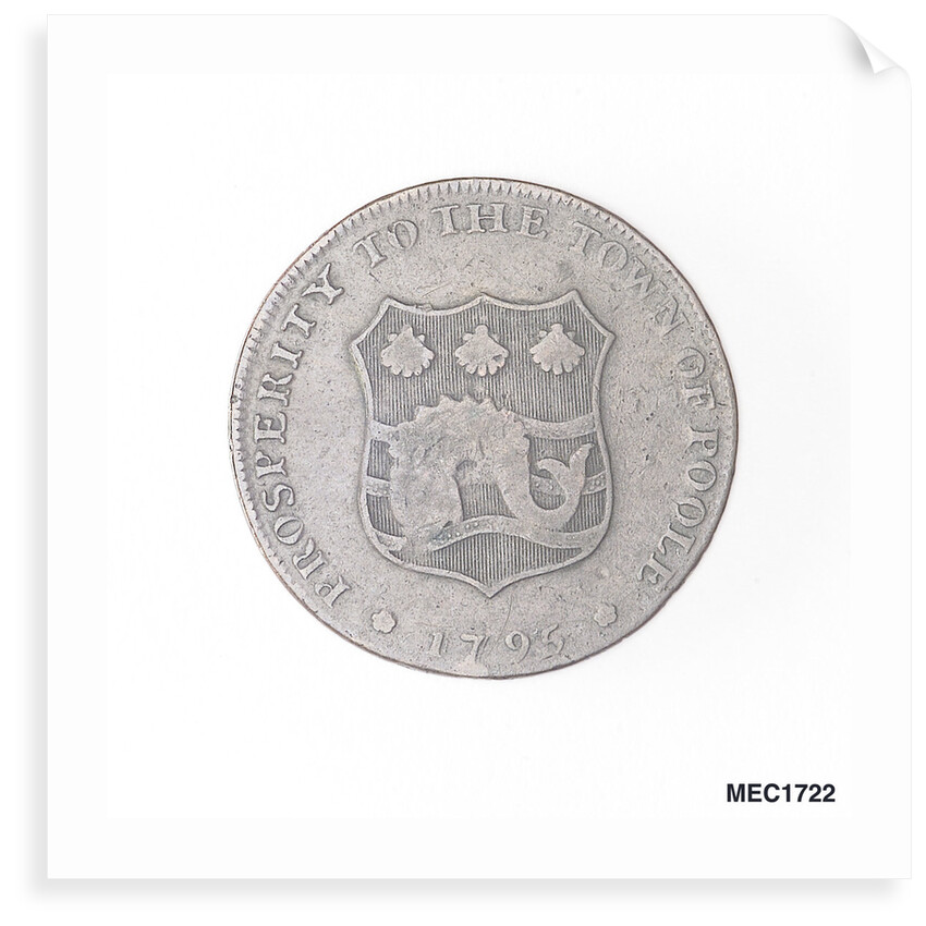 Poole halfpenny token by unknown