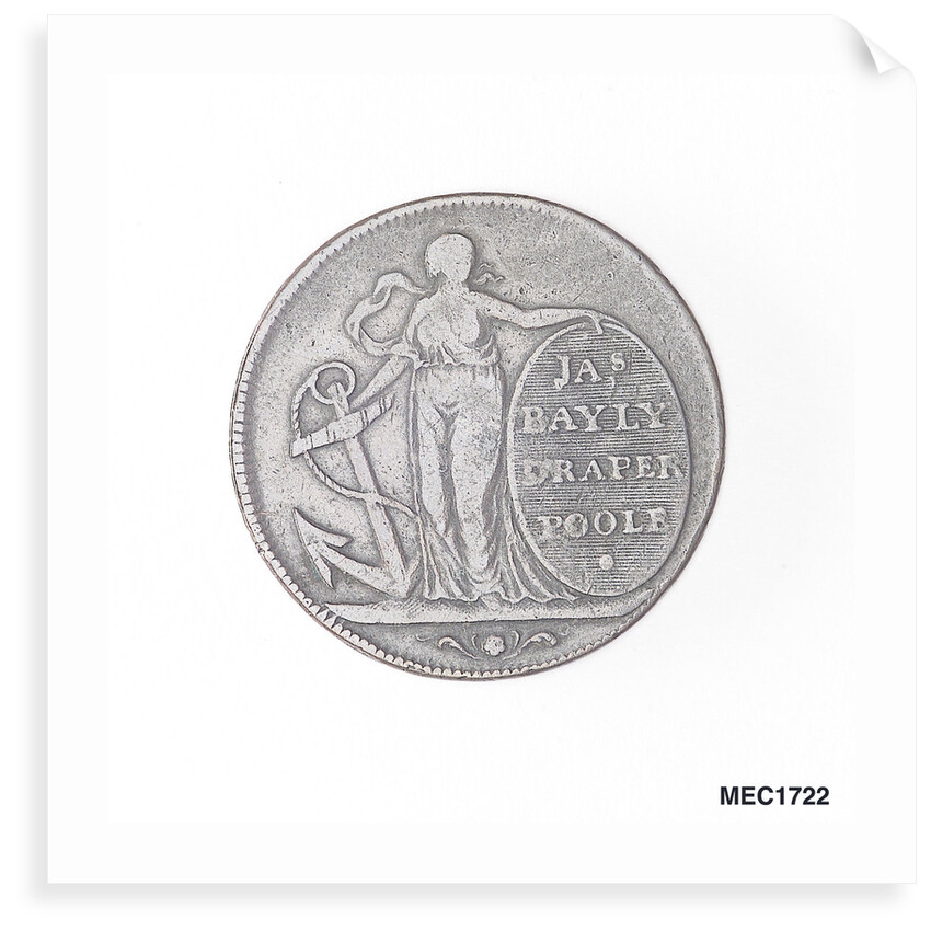 Poole halfpenny token by unknown