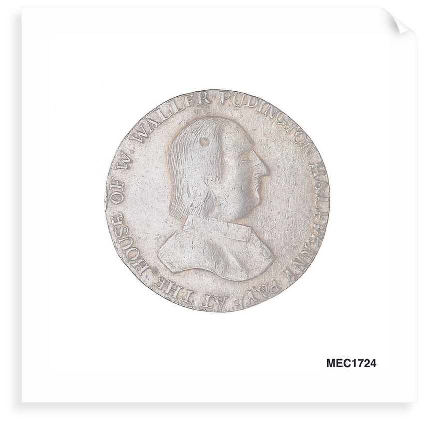 Puddington halfpenny token by unknown