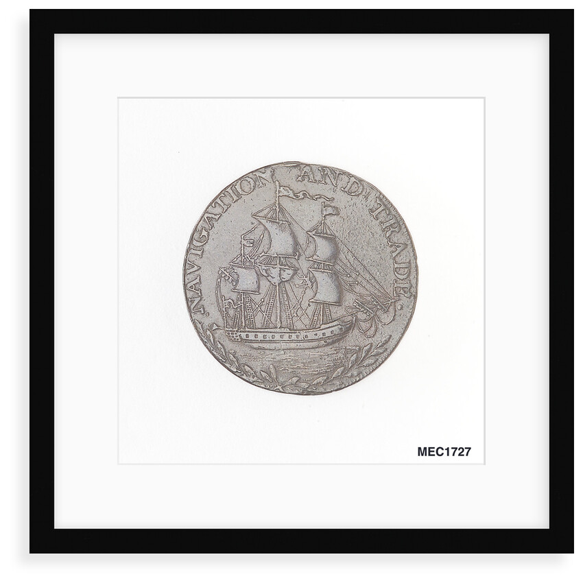 Irish halfpenny token by unknown