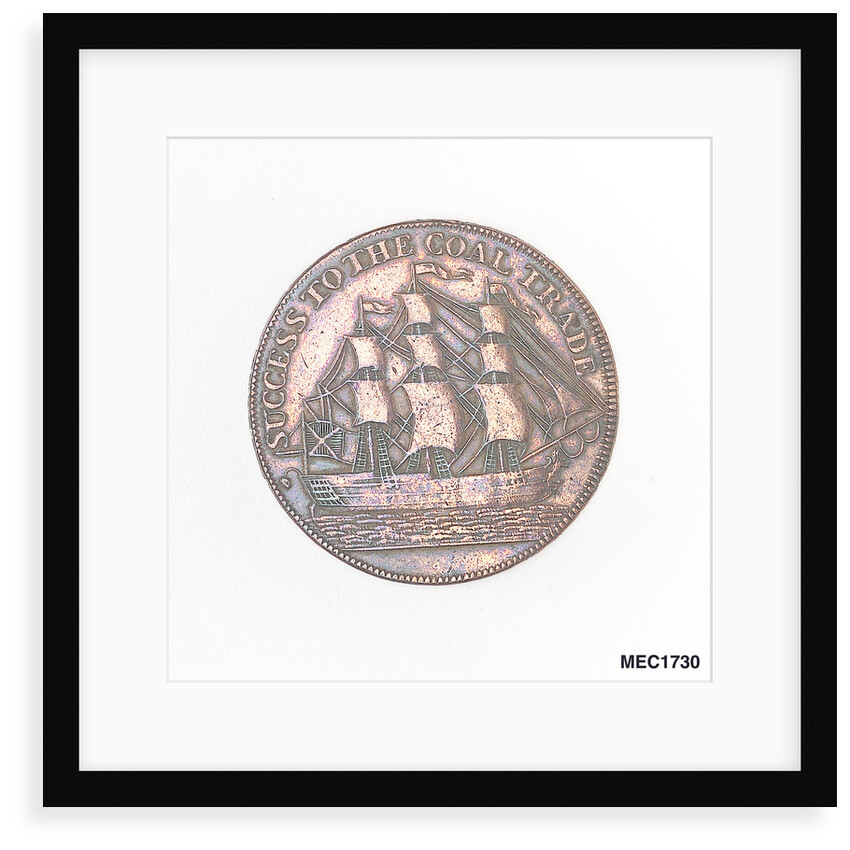 South Shields halfpenny token by T. Wyon