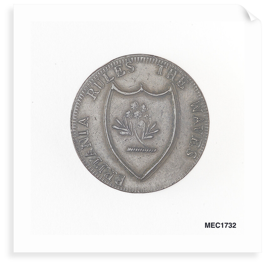 Edinburgh halfpenny token by unknown