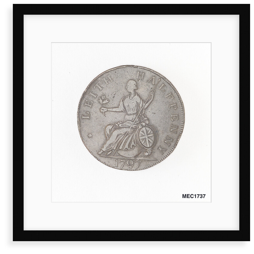 Leith halfpenny token by Unknown