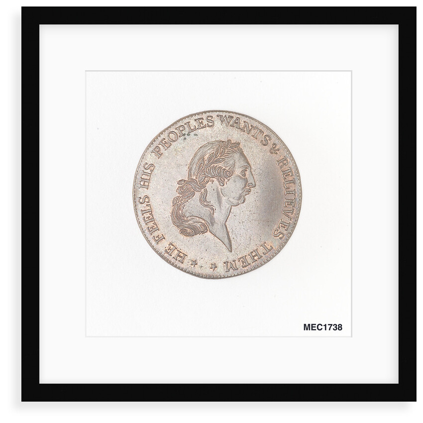 Badminton halfpenny token by T. Willets