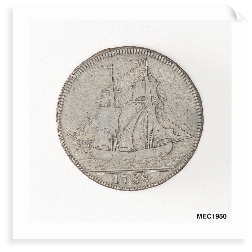 Halfpenny token commemorating John Wilkinson, ironmaster by Unknown
