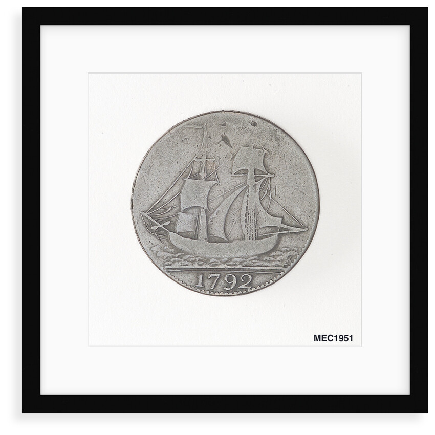 Halfpenny token commemorating John Wilkinson, ironmaster by unknown