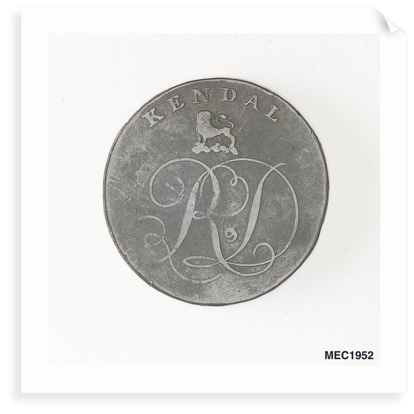 Kendal halfpenny token by Unknown