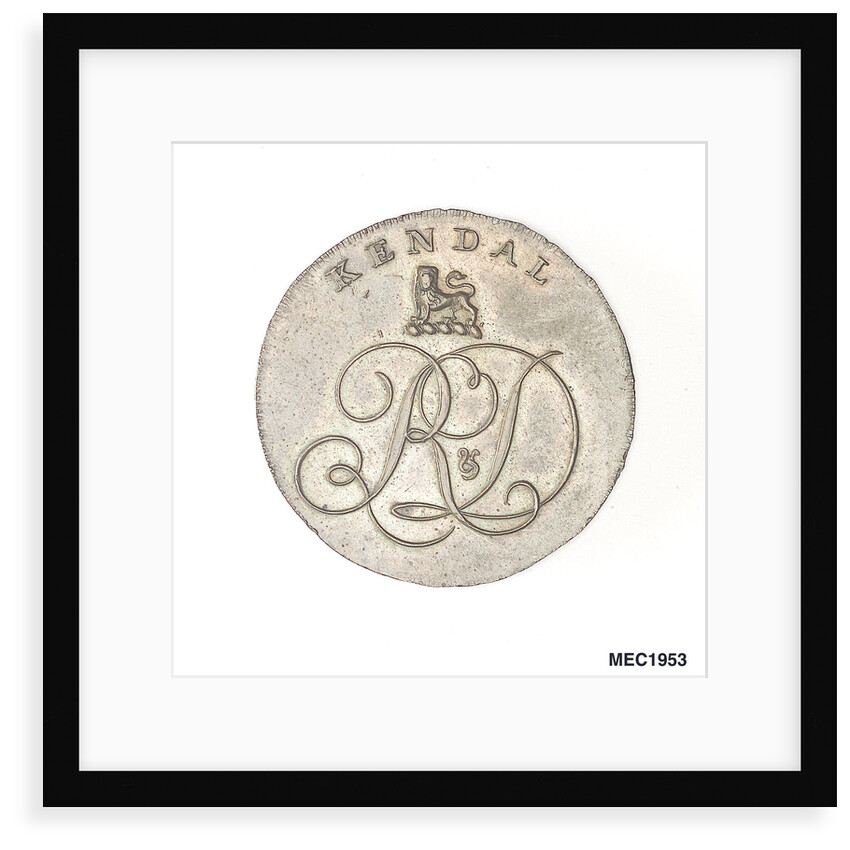 Kendal halfpenny token by unknown