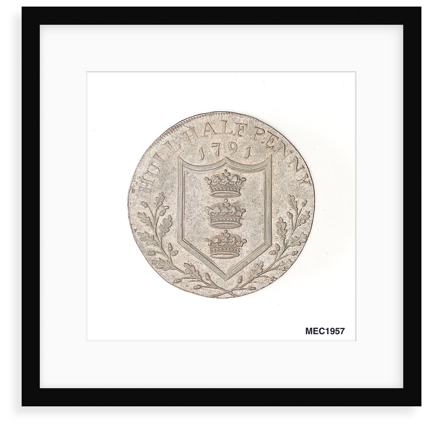 Hull halfpenny token by unknown