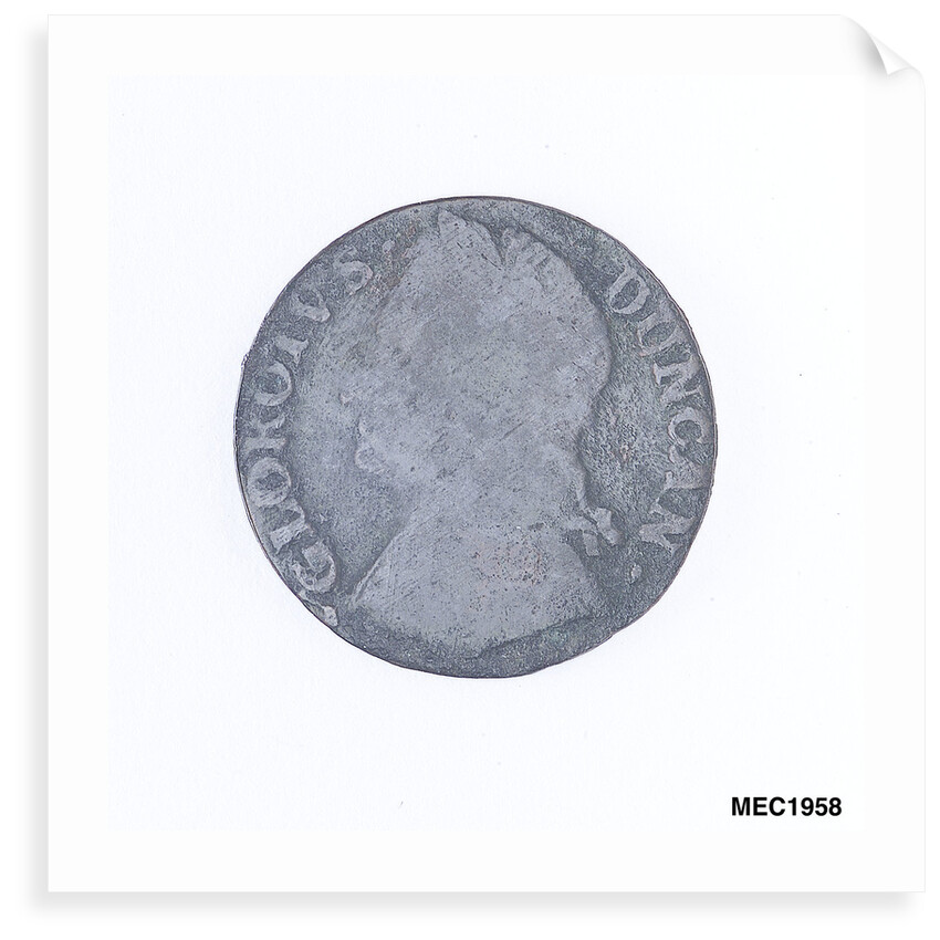 Farthing token commemorating Admiral of  the Fleet Adam Duncan (1731-1804) by unknown