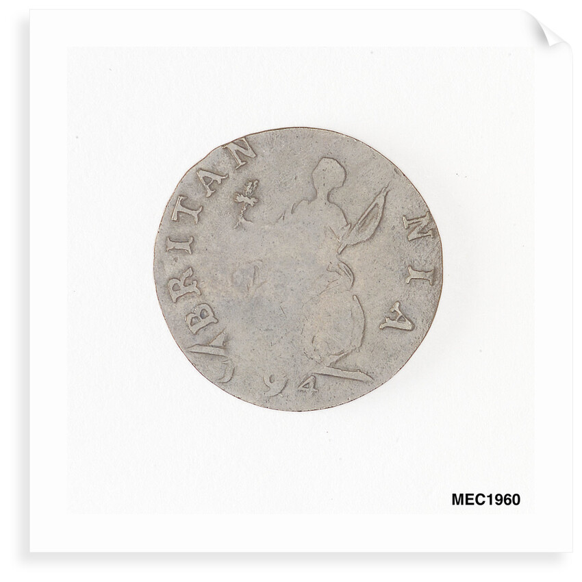 Farthing token commemorating Admiral of the Fleet Richard Howe (1726-1799) by unknown