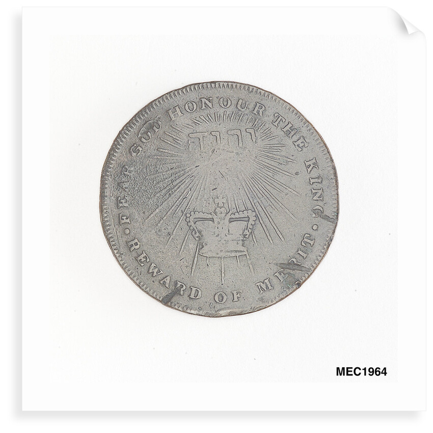 Shilling token commemorating the Battle of the Nile, 1798 by unknown