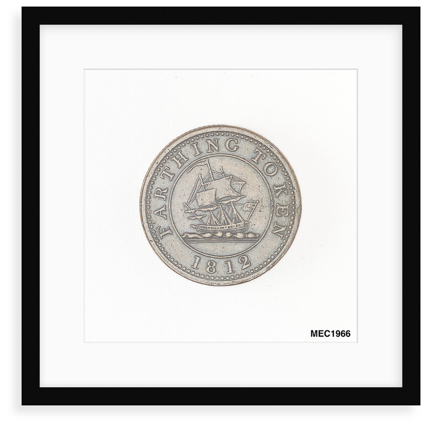 Whitehaven farthing token by unknown