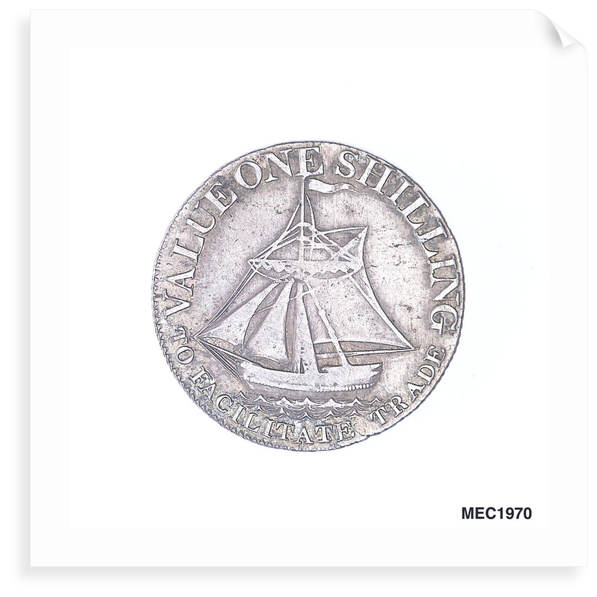 Hampshire shilling token by unknown