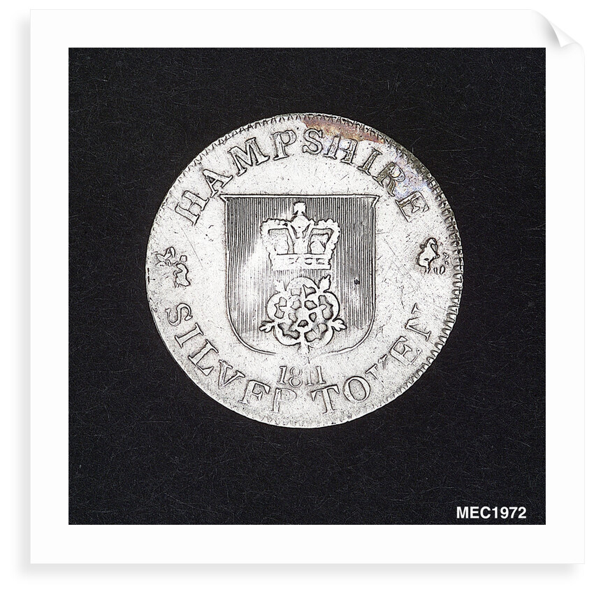 Hampshire sixpence token by unknown