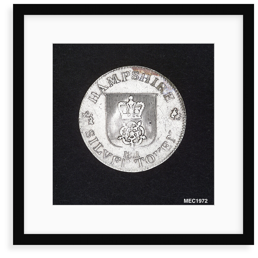 Hampshire sixpence token by unknown