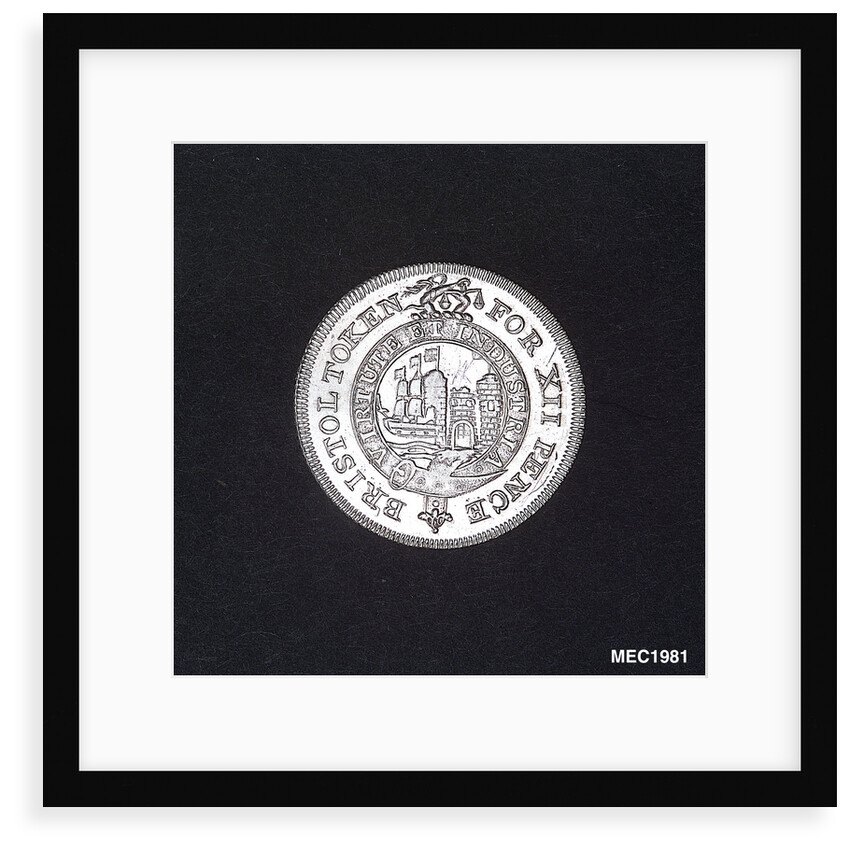 Bristol shilling token by unknown