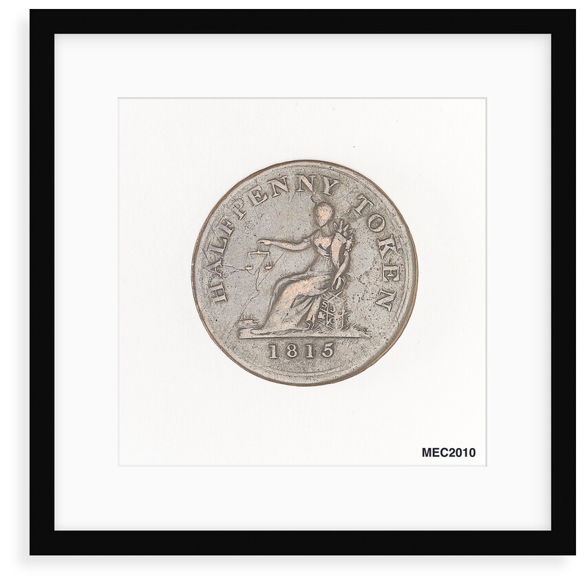 Halfpenny token by Unknown