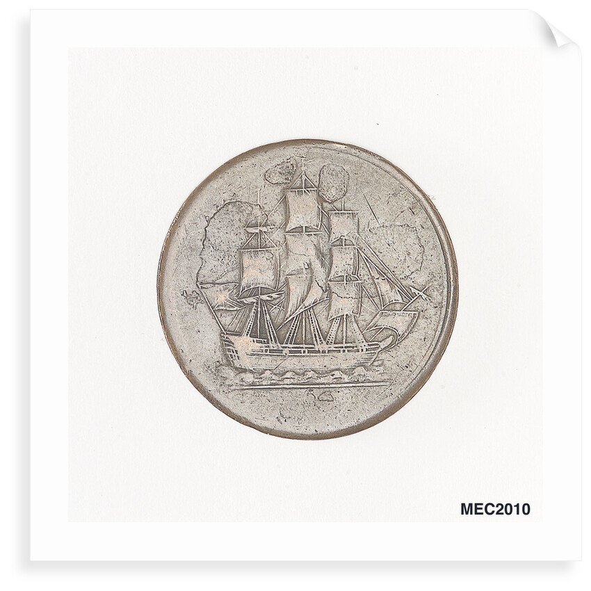 Halfpenny token by unknown