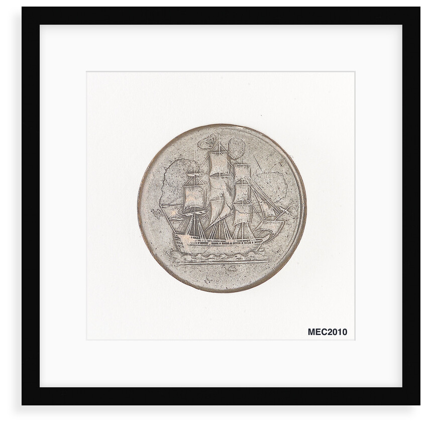 Halfpenny token by unknown