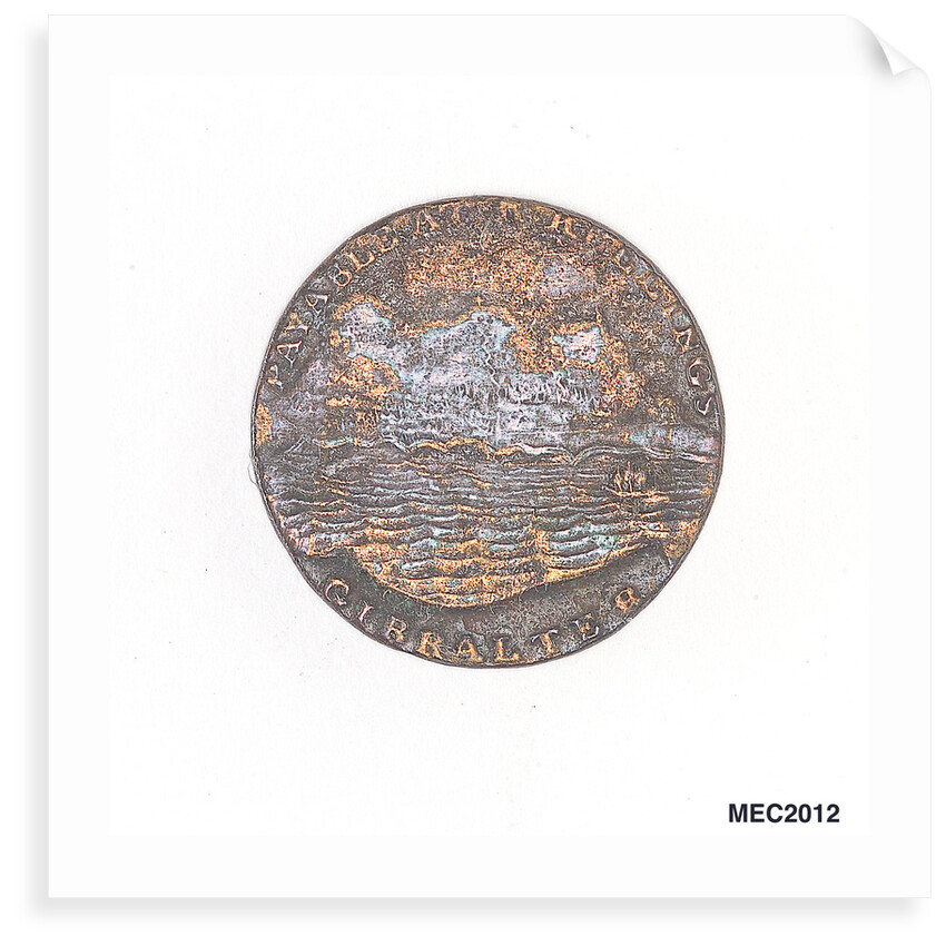 Gibraltar quart token by unknown