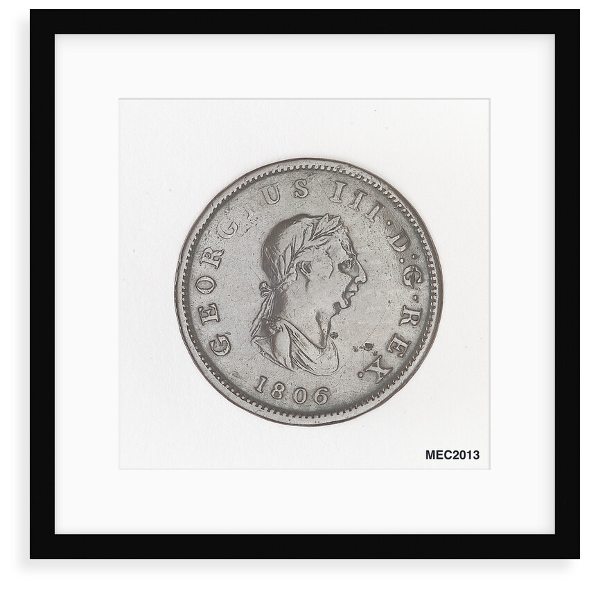 Bahama halfpenny token by unknown