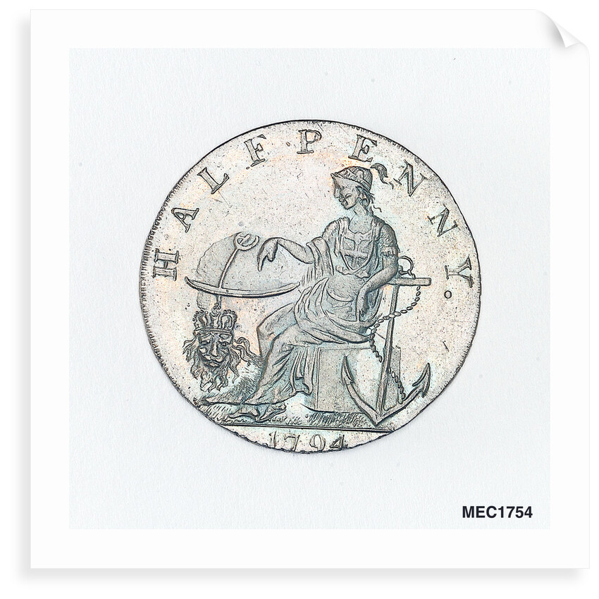 Emsworth halfpenny token commemorating the Battle of the Nile, 1798 by unknown