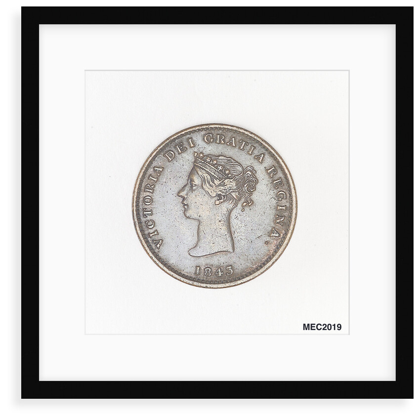 New Brunswick halfpenny token by W. Wyon