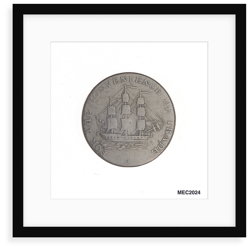 Nova Scotia halfpenny token by unknown