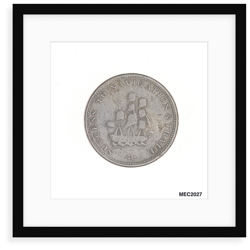 Nova Scotia halfpenny token by Unknown