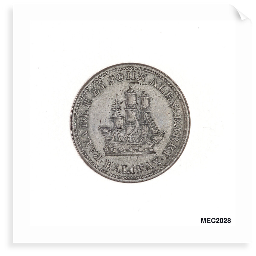 Halifax halfpenny token by unknown