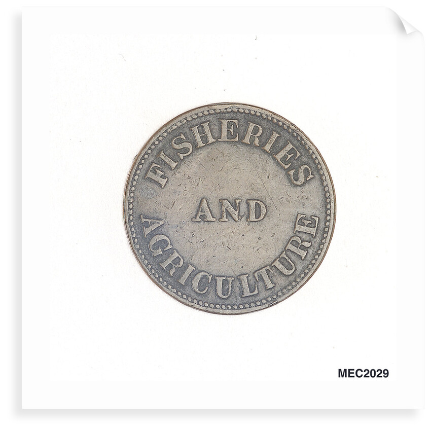 Prince Edward Island halfpenny token by unknown