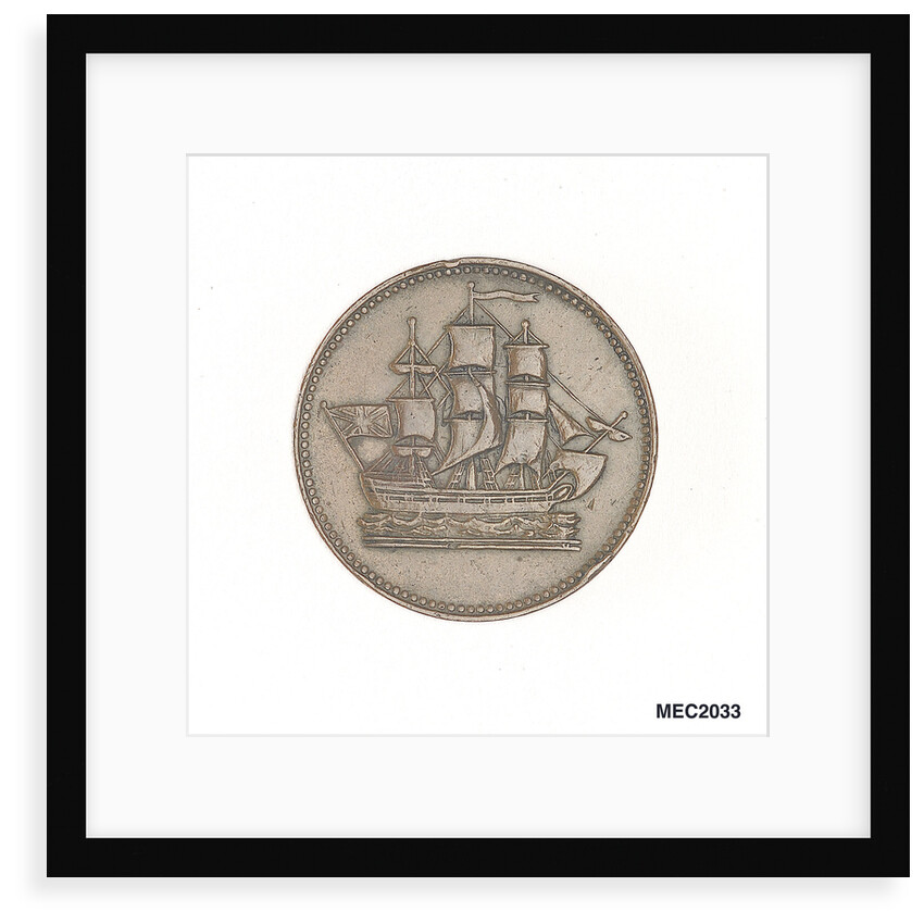 Halfpenny token by unknown