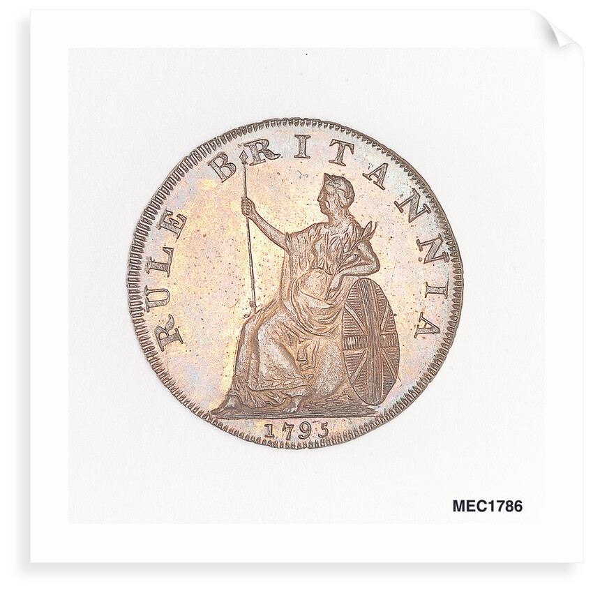 Emsworth halfpenny token commemorating Admiral of the Fleet Richard Howe (1726-1799) and the Glorious First of June, 1794 by unknown