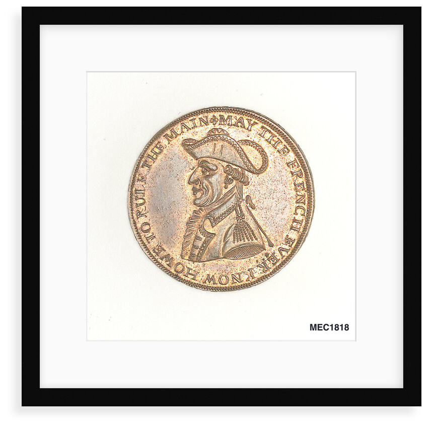 Token commemorating Admiral of the Fleet Richard Howe (1726-1799) by Unknown