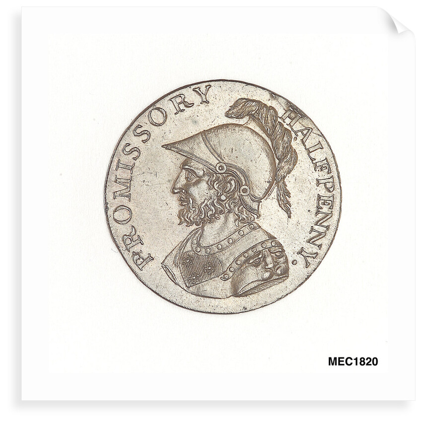 Gosport promissory halfpenny by T. Wyon