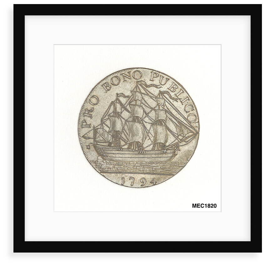 Gosport promissory halfpenny by T. Wyon