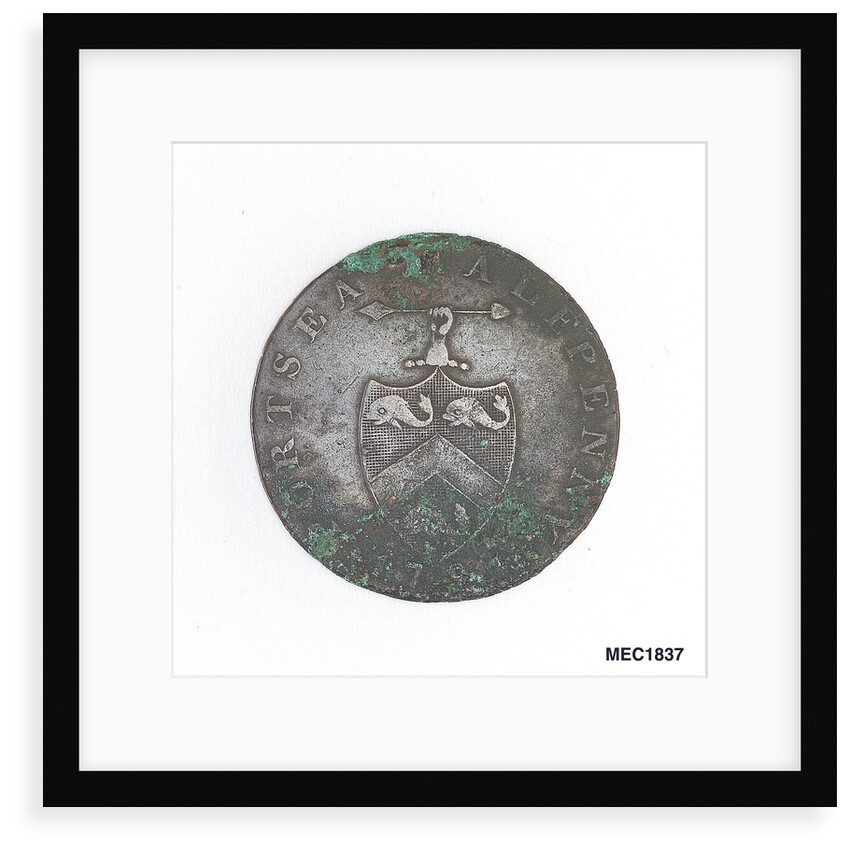 Portsea halfpenny token by unknown