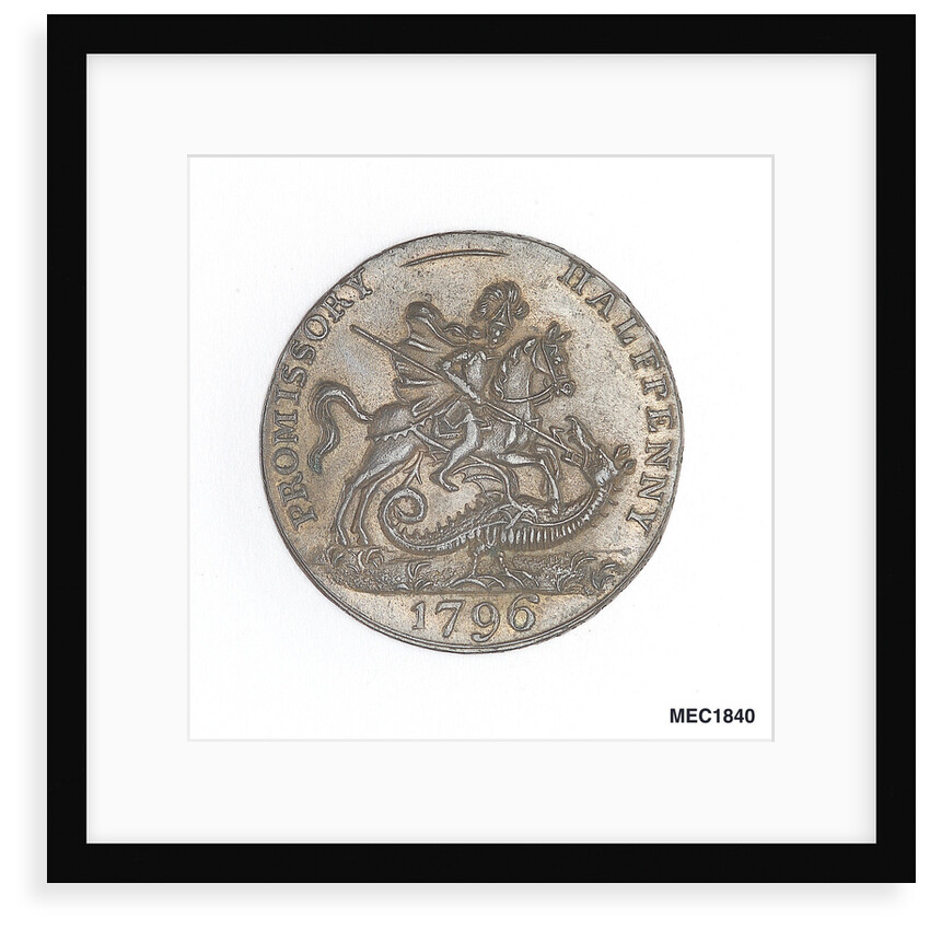 Portsea promissory halfpenny token by T. Willets