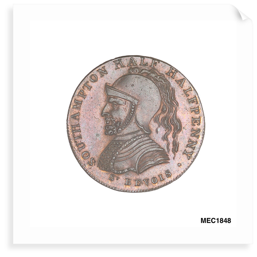 Southampton halfpenny token by unknown