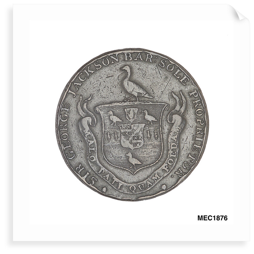 Stortford halfpenny token by Heinrich Kuchler