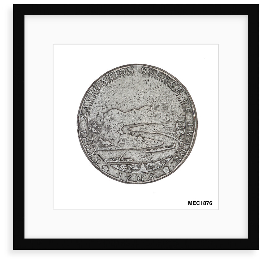 Stortford halfpenny token by Heinrich Kuchler