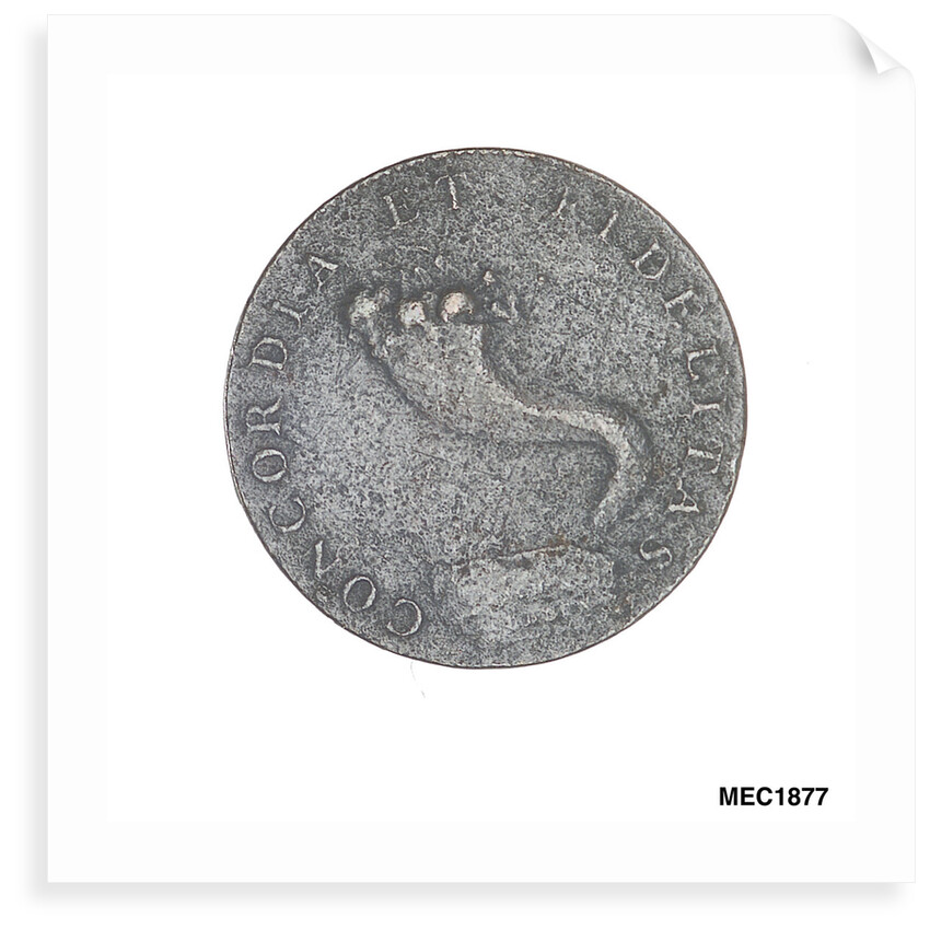 Inverness halfpenny token by unknown