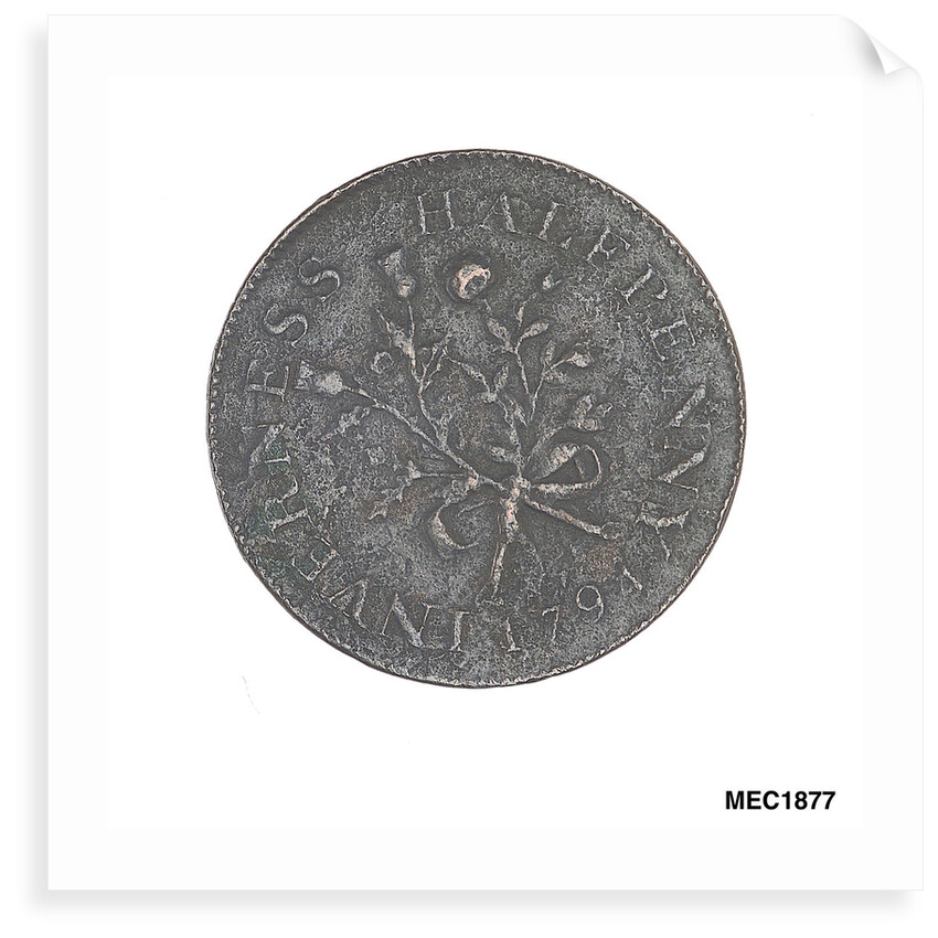 Inverness halfpenny token by unknown